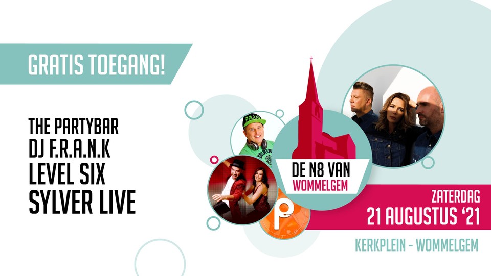 De affiche van de N8 van Wommelgem 2021.