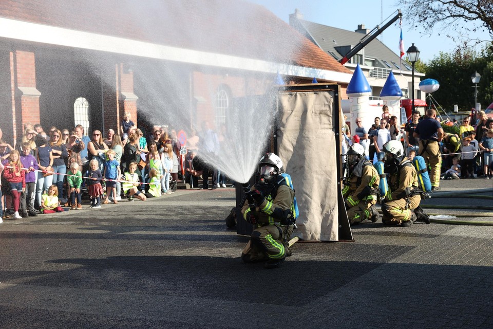 Opendeur bij de brandweer van Zandhoven vorig jaar. 