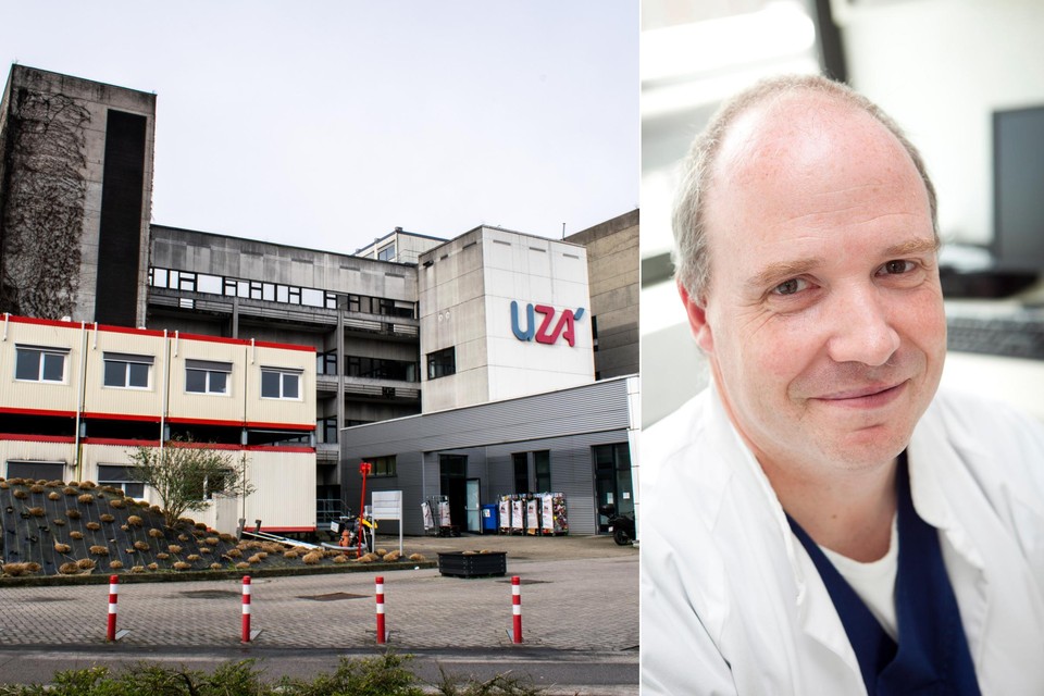 Rechts: medisch directeur Guy Hans van het UZA.