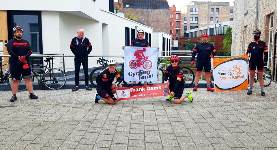De fietskompanen van Frank.