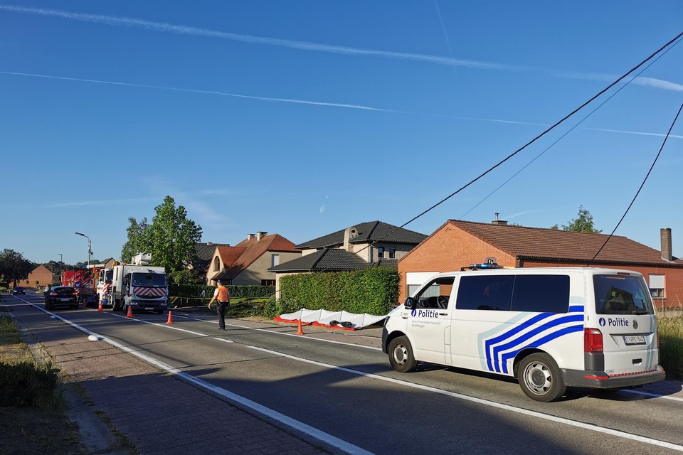 De Putsebaan in Keerbergen was zondagnacht plaatselijk urenlang afgesloten.