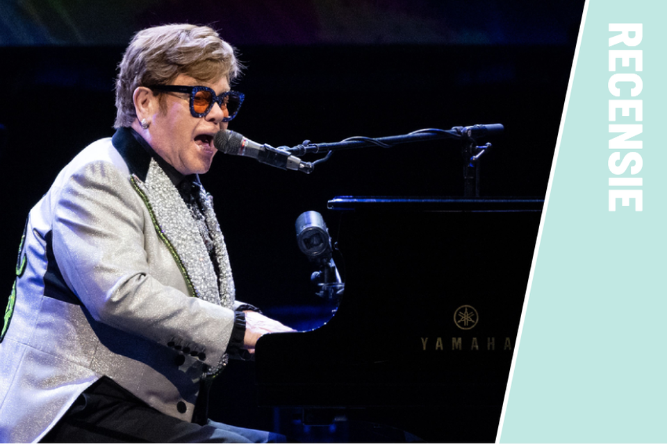 Elton John tijdens zijn een concert vorige maand in München.