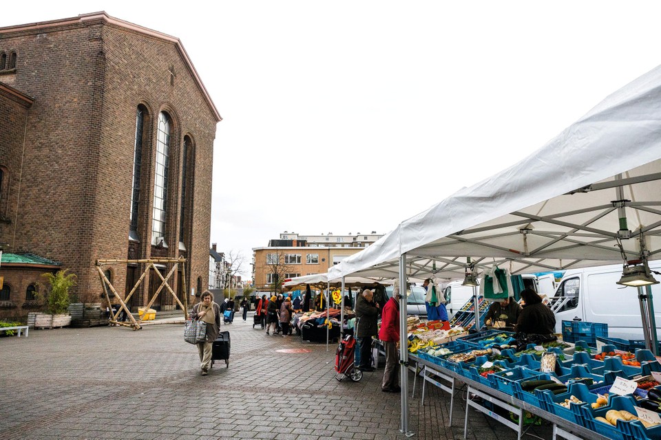 Archiefbeeld van de markt op vrijdag 
