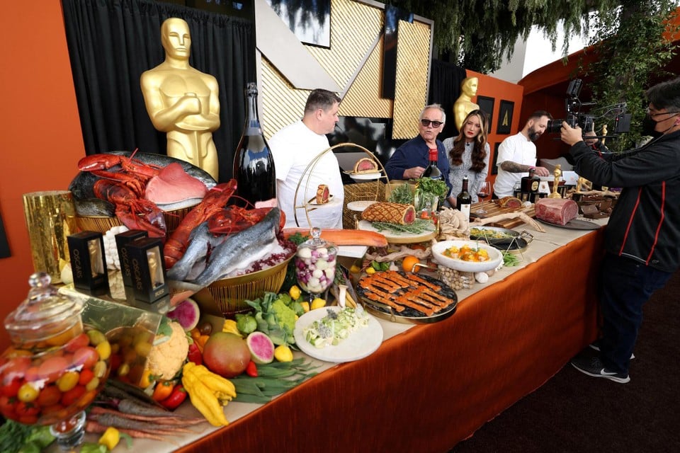 Zo zal het menu eruitzien op de officiële afterparty van de Oscars.