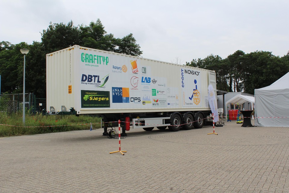 De container van Rotary Tessenderlo.