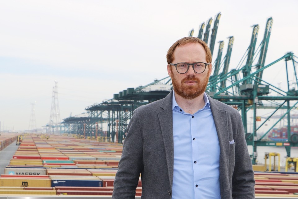 Jurgen De Wachter voor de terminal (archieffoto)