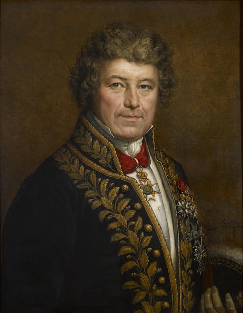 Gouverneur Jan Theodoor Teichmann (1845-1862), geschilderd door Eugène Siberdt in 1924.