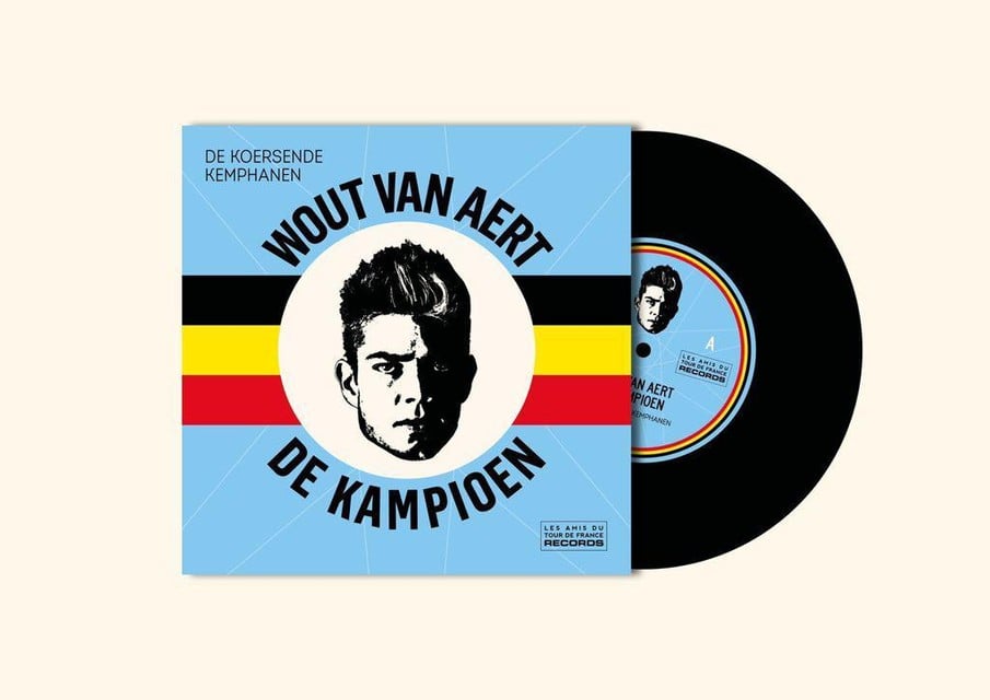 Het singletje van De Koersende Kemphanen.