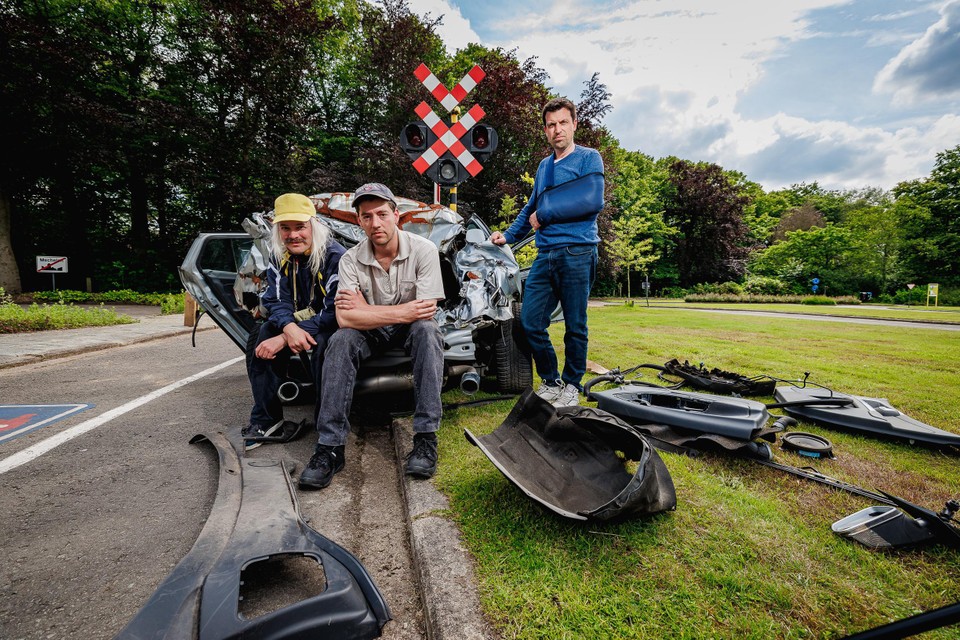 Theatre producers Micha Goldberg and Ruben Mardulier perform in Verkeerstuin together with Bart Vanvoorden from Nona.