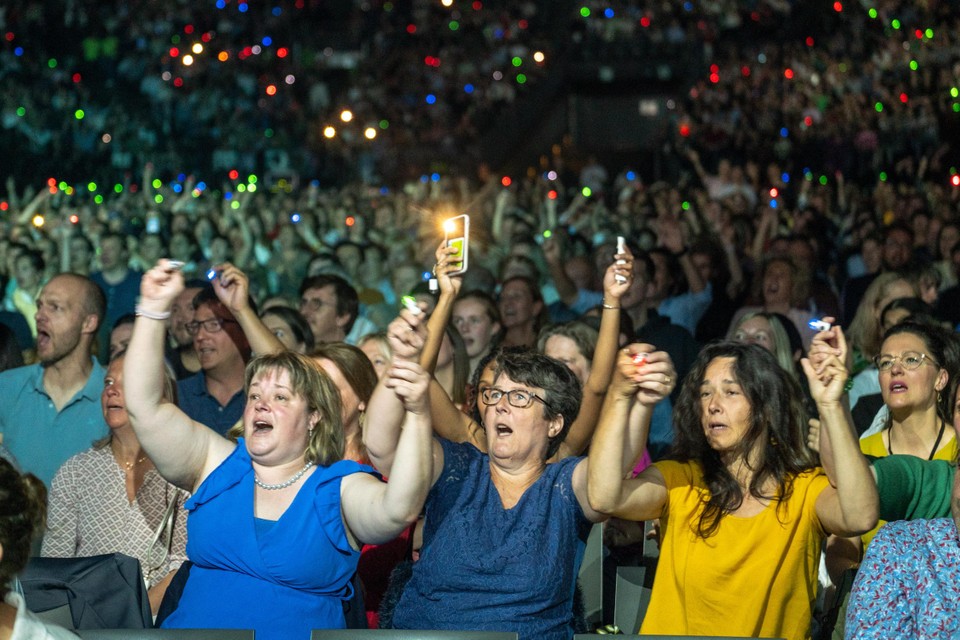 Feest in het Sportpaleis.