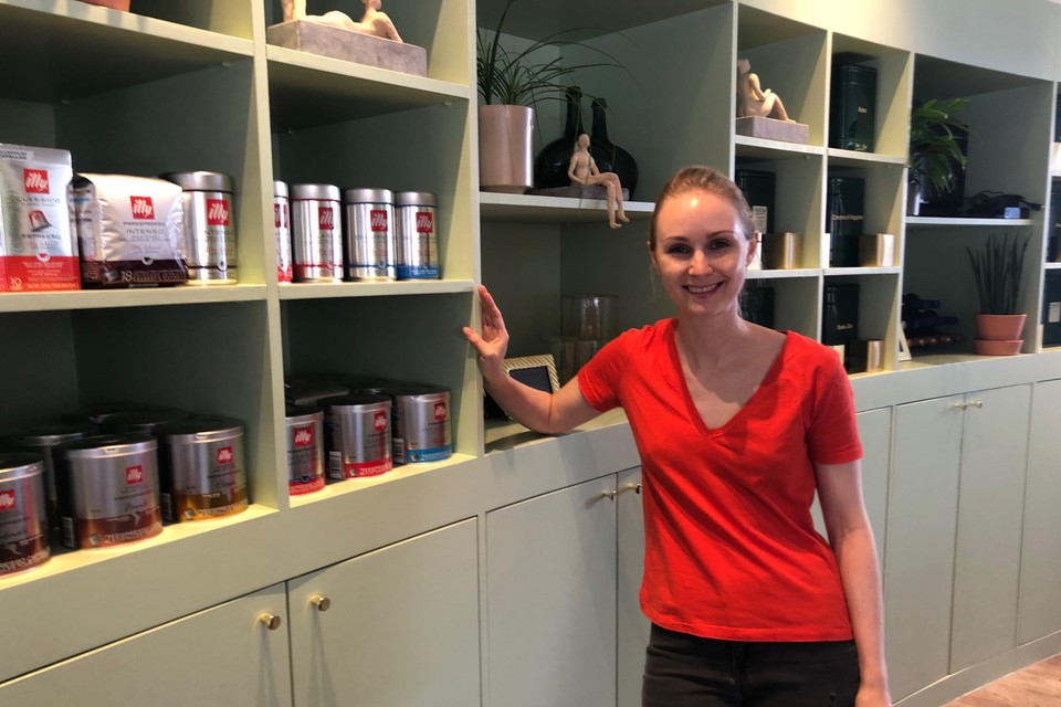 Emilie Van Den Eynden, uitbaatster van Illy, is blij dat de zaak weer fonkelt.