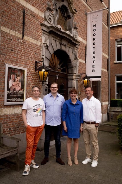 Het bezielende kwartet van het Noordteater: Tom Van Dessel, Nick Delafontaine, Lieve De Hert en Peter Renders.
