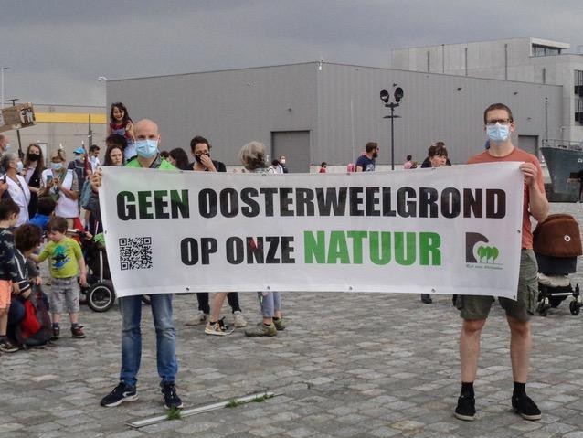 De actiegroep plant een nieuwe protestwandeling.