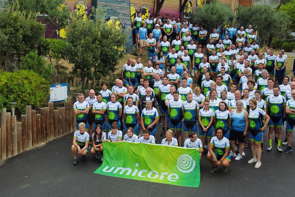 Team Umicore klaar voor de Mont Ventoux