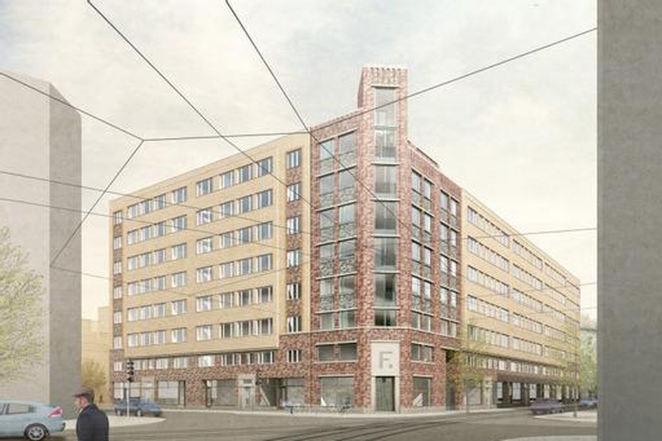 Een toekomstbeeld van de Fierensblokken. Tegen 2022 zouden ze helemaal gerenoveerd zijn.