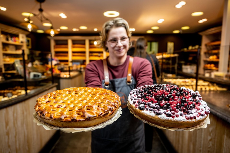 De vlaaien van bakkerij Leonardus uit Hasselt. Bakkers die het BGA-label “Limburgse vlaai” voor hun taarten willen, moeten zich straks aan een aantal regels houden. 