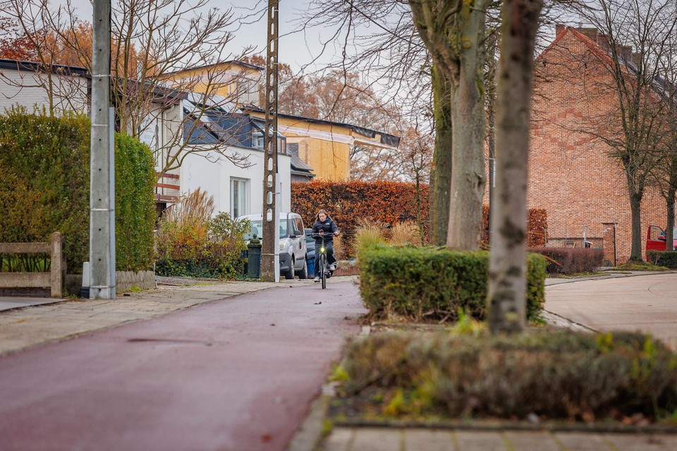 Het vernieuwde fietspad moet fietsen tussen Mechelen en Leest comfortabeler en veiliger maken. 