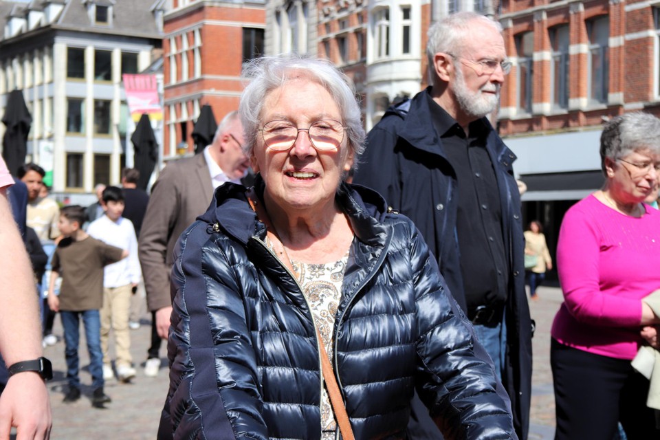 Christiane (84) uit Mechelen is heel gelovig en voor haar is de processie een traditie.
