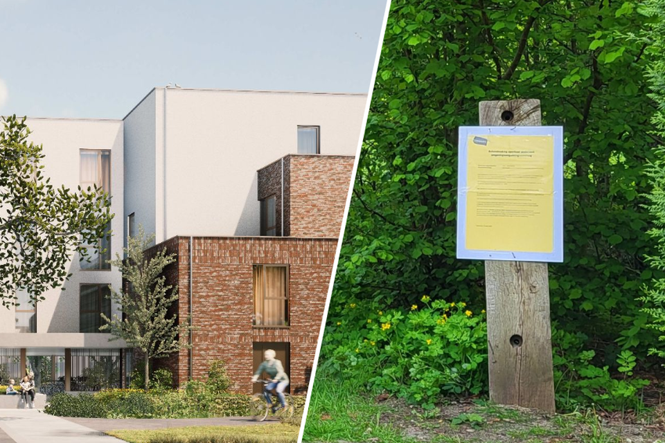 Het projectgebied van het nieuwe wooncomplex van Matexi ligt aan het einde van het doodlopende straatje Zeelputten, in het binnengebied achter de appartementsgebouwen in de Augustijnenlaan.