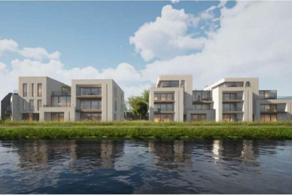 Een simulatie van het project, dat geweigerd werd door de gemeente.