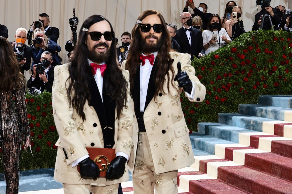 ‘Tweelingbroers’ Alessandro Michele en Jared Leto.