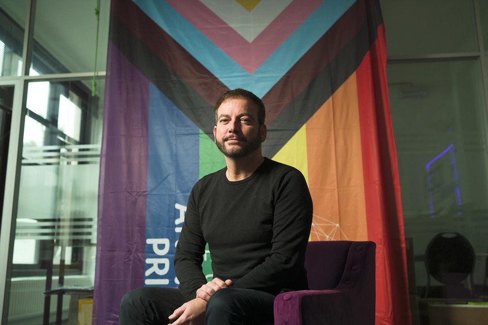 Geert Van Praet, voorzitter van de Antwerp Pride.