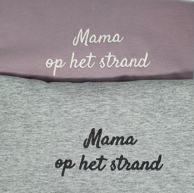De sweater bij het gedicht.