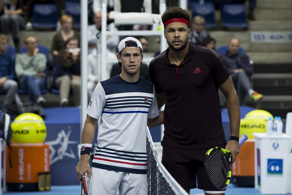 In 2017 speelde Diego Schwartzman in Antwerpen tegen Jo Wilfried Tsonga.