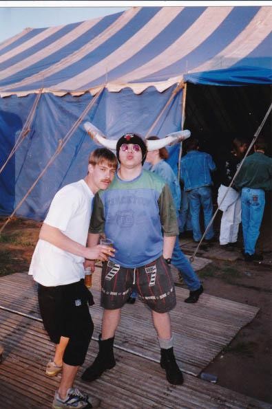 De eerste bezoekers van Groezrock