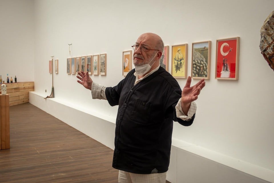 De expo toont zo’n 120 tekeningen van GAL.