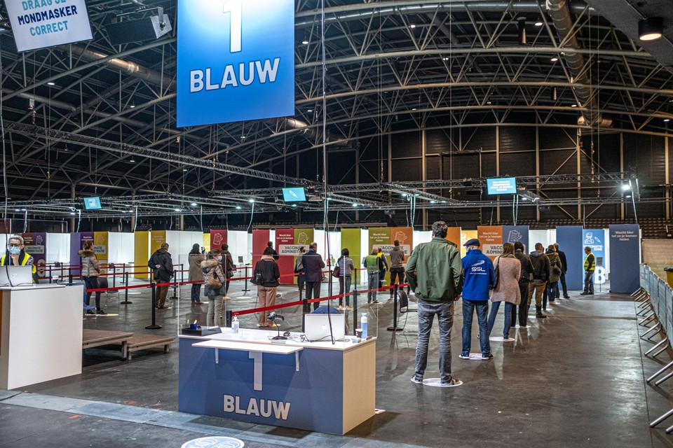 Vaccinatiecentrum Grenslandhallen in Hasselt