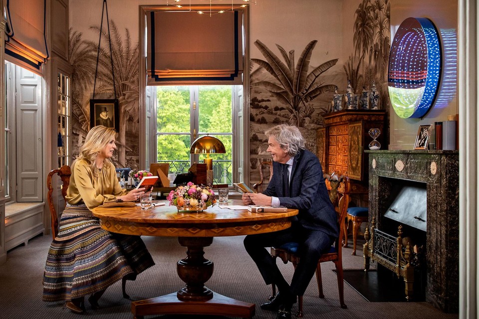 Matthijs van Nieuwkerk praat met koningin Máxima: “Ze zal heel goed hebben nagedacht over wat ze ging zeggen, maar ze kan het brengen alsof ze het ter plekke uitvindt.”
