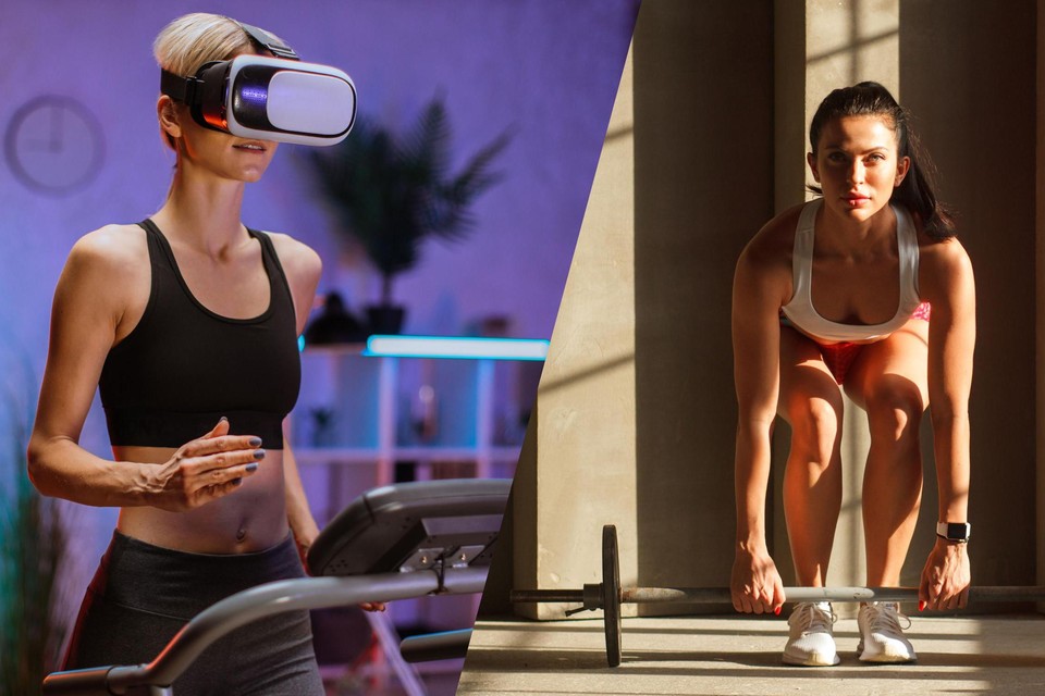 VR-sporten wordt hip, primaire bewegingen zoals deze deadlift (rechts) ook 