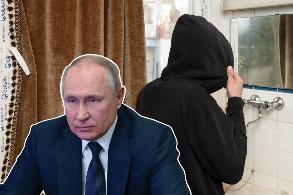 Wie tegen Russisch president Vladimir Poetin en de oorlog is, kan daar alleen anoniem over praten. 