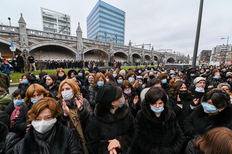 Midden december vond nog een grote protestactie plaats voor het bedrijf.