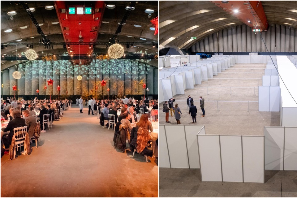 Van feestelijkheden tot vaccinatiecentrum, de Nekkerhal is van alle markten thuis.