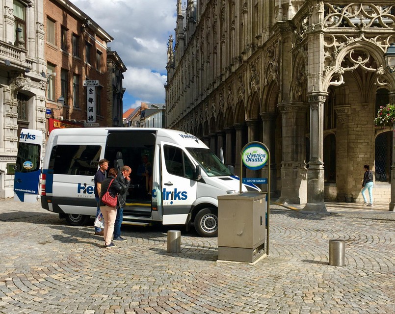 De shopping shuttle brengt bezoekers al enkele jaren rechtstreeks naar de Grote Markt.