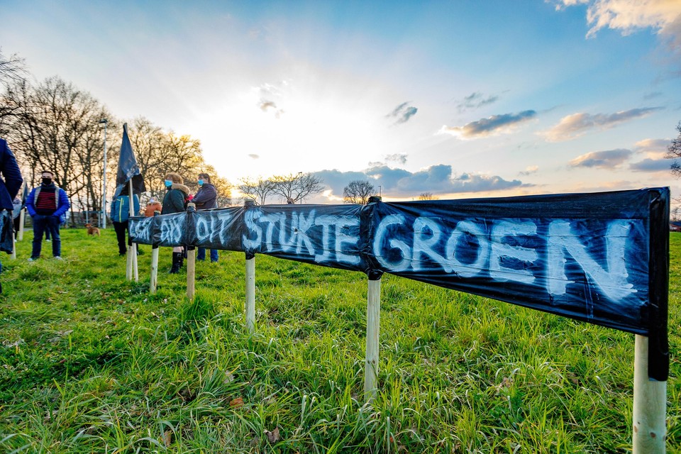Vorige week was er nog buurtprotest tegen de plannen.