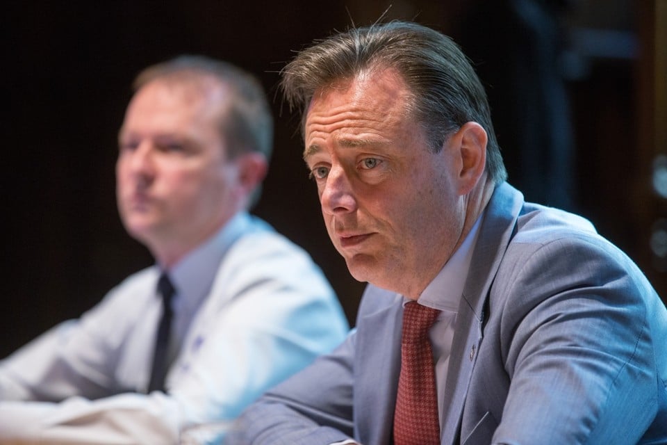 Serge Muyters en Bart De Wever. 
