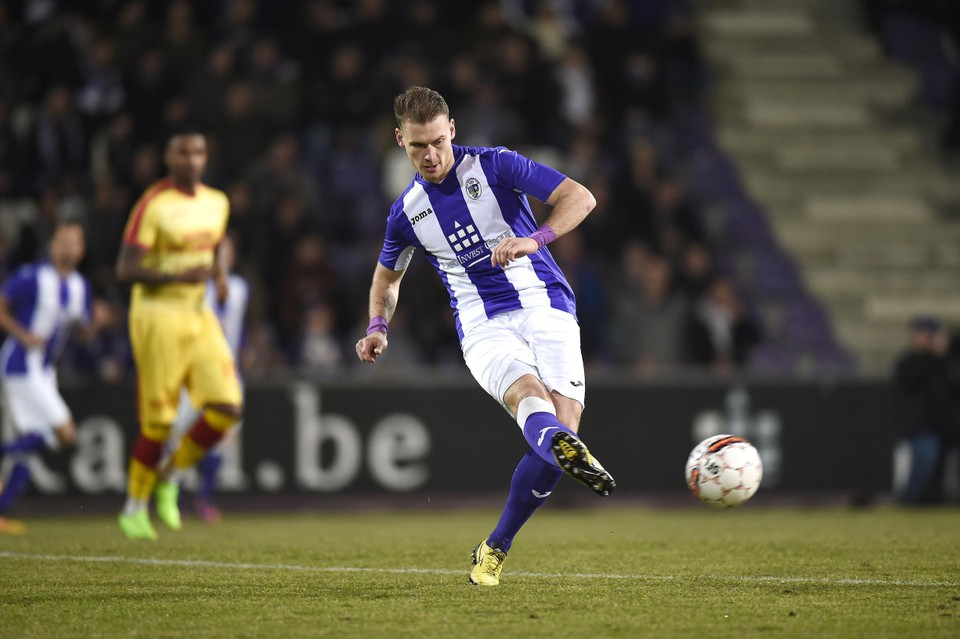 Prychynenko in 2016 bij Beerschot.