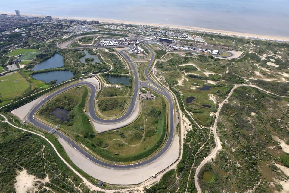 Het circuit van Zandvoort.