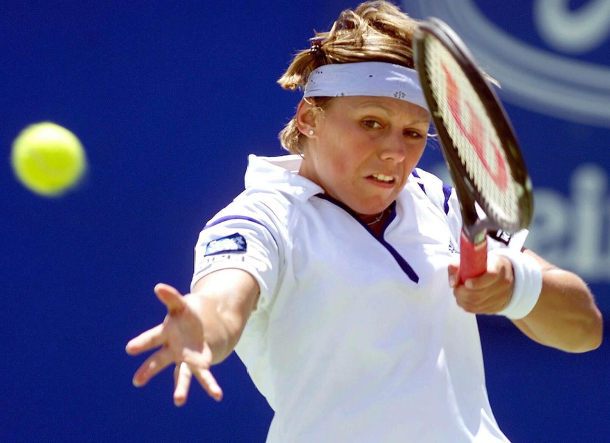 Appelmans op de Australian Open in 2000.