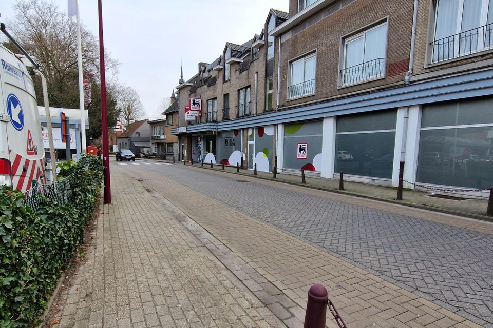 De Alexander Franckstraat ter hoogte van de Delhaize valt ook in de Boechoutse trajectcontrole.