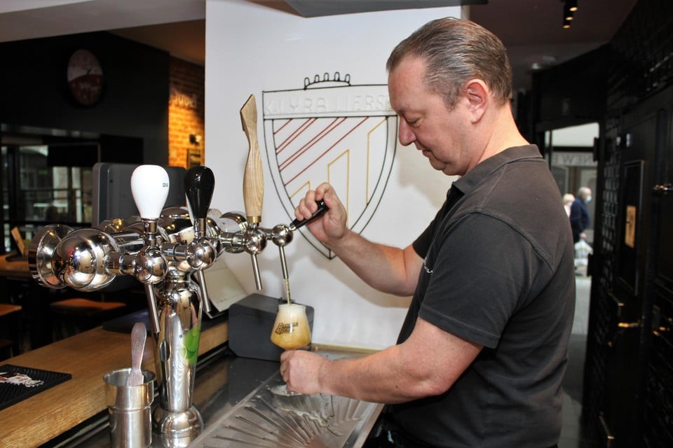 De Bananas Blond is een bier op vat.