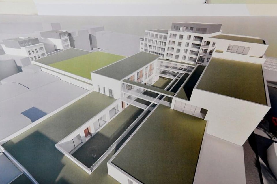 Een simulatie van het project uit 2019. Het is intussen wel aangepast.