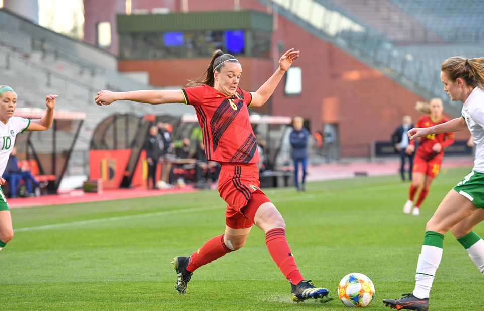 Tine De Caigny scoorde het enige doelpunt