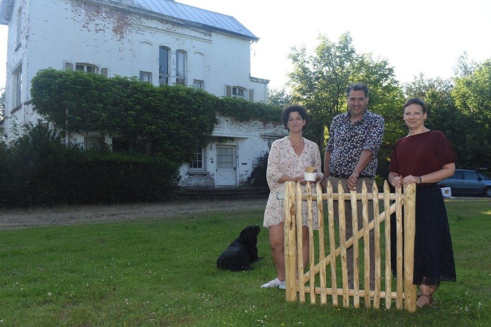 Amina Benkirane, Jan Roelandts en Wendy Sevenants van Bar Plas.