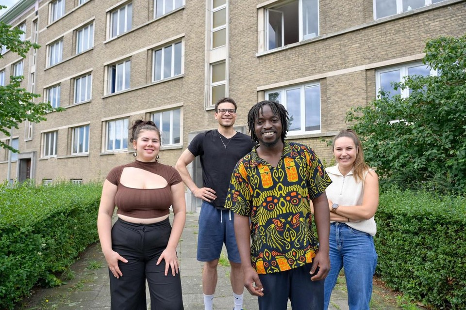 Ailin, Barry, Rodney en Richelle.