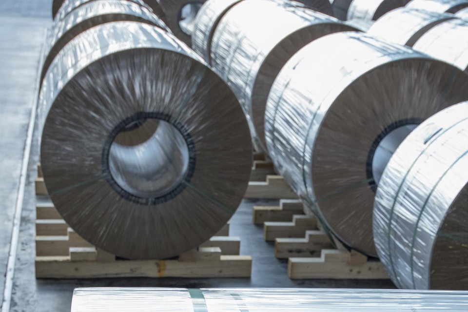 De aluminiumrollen voor de Audi A6.