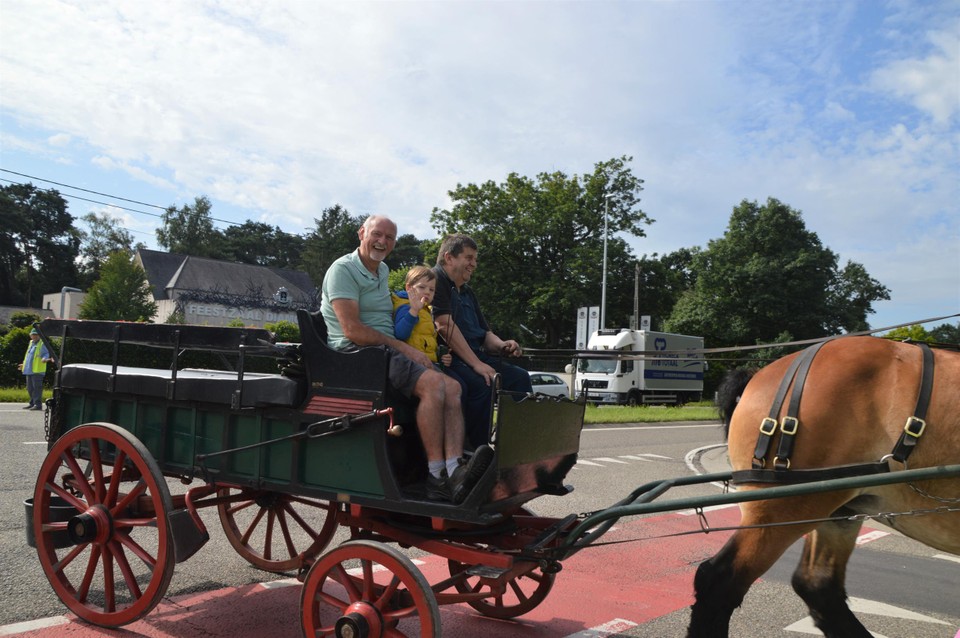 Jef Truyen met Idris (3) en Witte Cis.